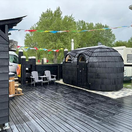 Houseboat Uitzicht Over Veluwemeer, Natuurlokatie, Prachtige Vergezichten 비딩허젠 외부 사진