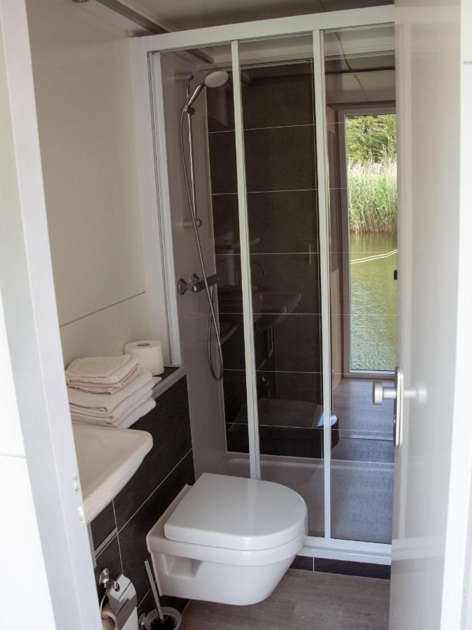 Houseboat Uitzicht Over Veluwemeer, Natuurlokatie, Prachtige Vergezichten 비딩허젠 외부 사진